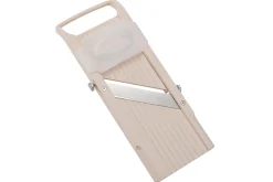 Mandoline japonaise professionnelle Super Benriner 3 lames + poussoir - Epaisseur réglable 0,5 à 4mm