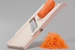 Mandoline japonaise professionnelle Super Benriner 3 lames + poussoir - Epaisseur réglable 0,5 à 4mm
