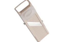 Mandoline japonaise professionnelle Super Benriner 3 lames + poussoir - Epaisseur réglable 0,5 à 4mm