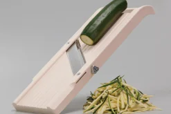 Mandoline japonaise professionnelle Super Benriner 3 lames + poussoir - Epaisseur réglable 0,5 à 4mm