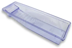 Mandoline japonaise professionnelle Benriner 3 lames couloir 6.5cm + poussoir et bac