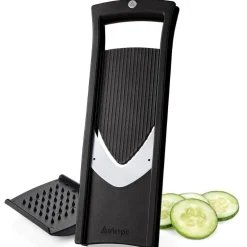 Mandoline Triangle lame inox 2mm + poussoir PP noir