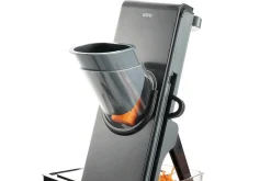 Mandoline verticale Gefu Stando avec récipient de collecte et couvercle
