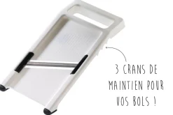 Mandoline Westmark Famos blanche lame à double tranchant