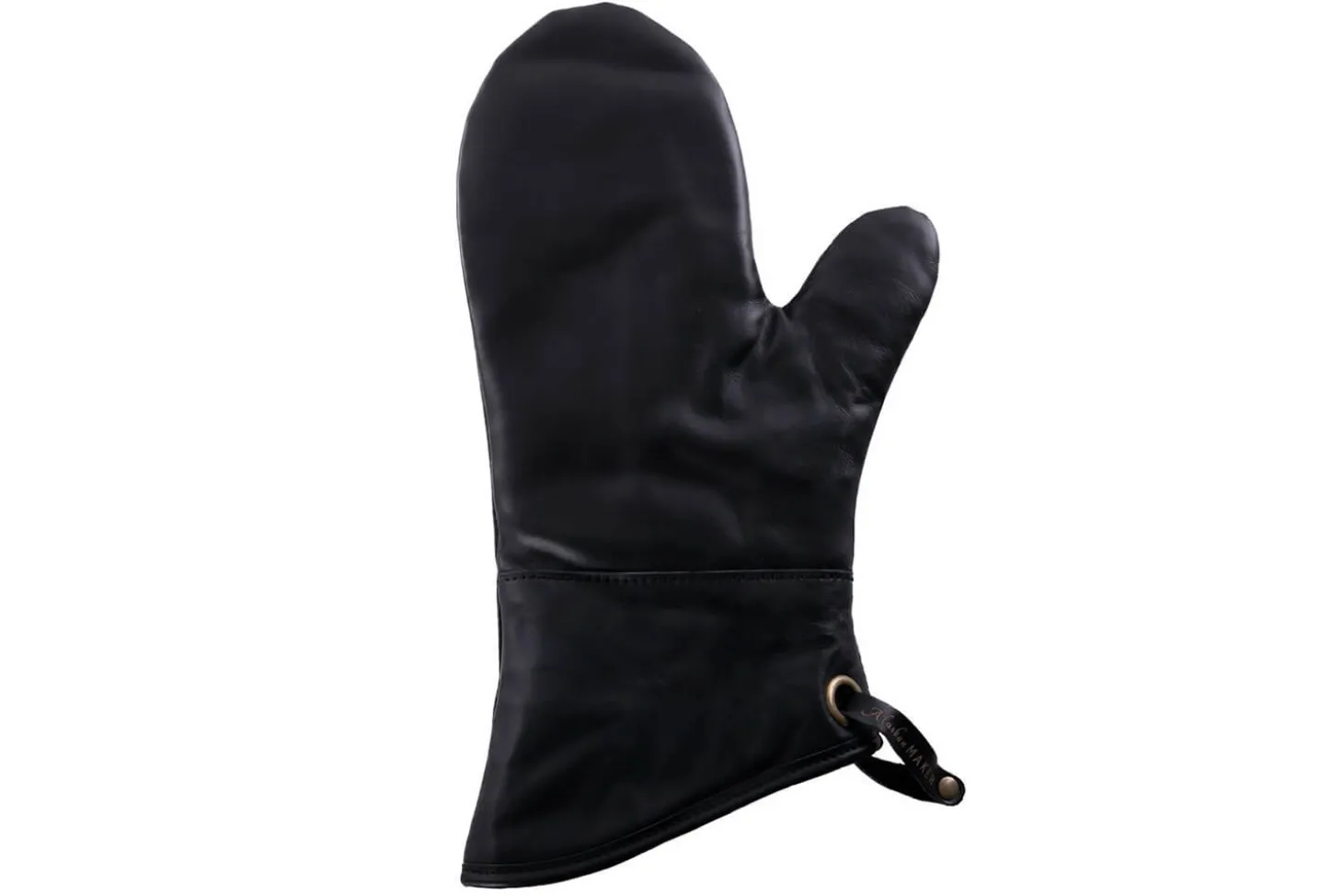 Manique Alaskan Maker Defender noir et vert en cuir