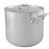 Marmite Mauviel M'Urban4 en fonte d'inox compatible induction 24cm avec couvercle en inox