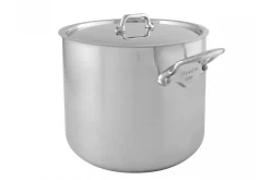 Marmite Mauviel M'Urban4 en fonte d'inox compatible induction 24cm avec couvercle en inox