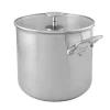Marmite Mauviel M'Urban4 en fonte d'inox compatible induction 24cm avec couvercle en verre