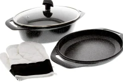 Marmite 3 pièces Pradel Excellence Premium 33,5 x 25 cm façon pierre tous feux/ induction