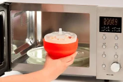 Mini bol à popcorns Lékué pour micro ondes en silicone diamètre 12,7cm