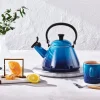 Mini cocotte ronde en céramique Le Creuset 10cm Azur
