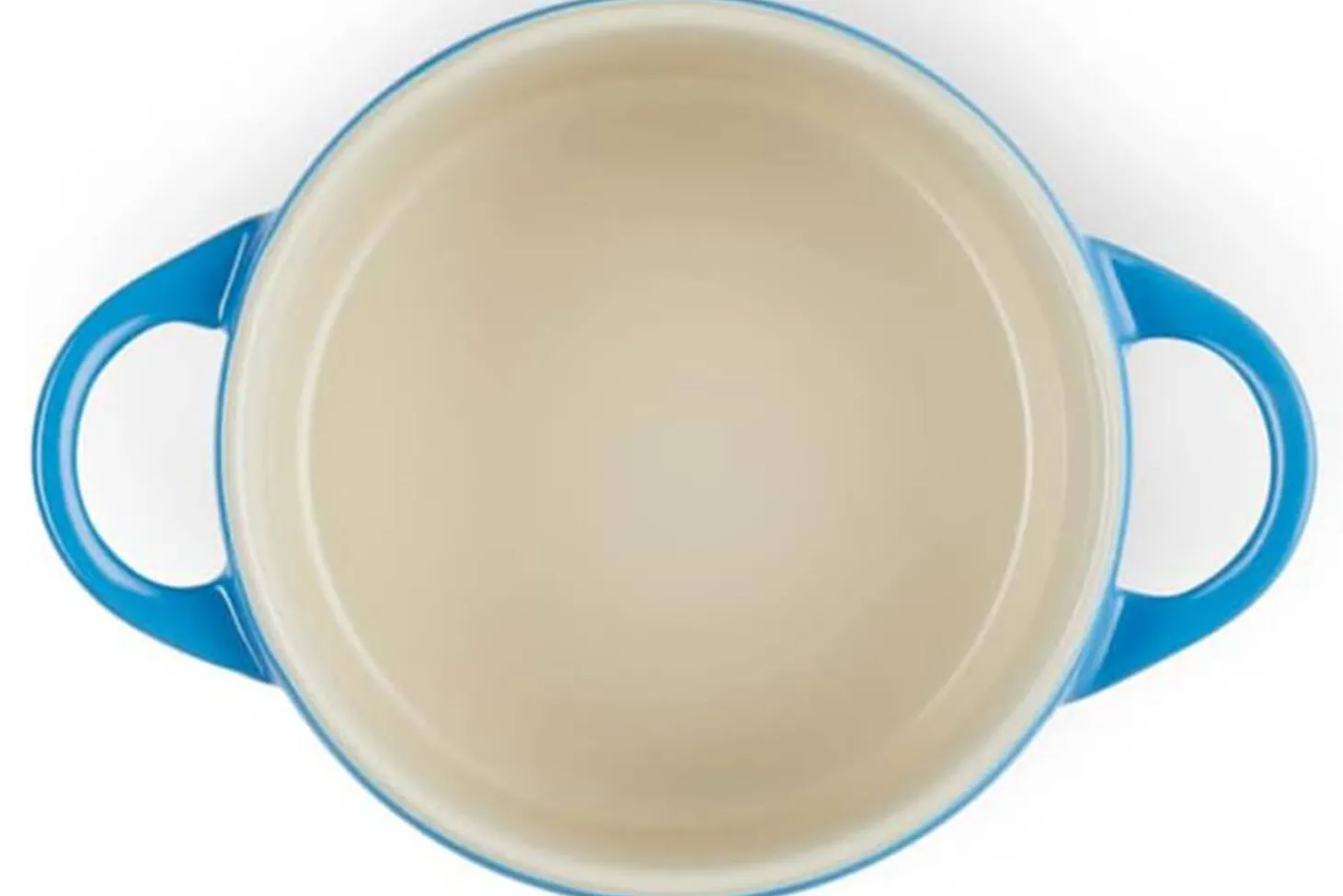 Mini cocotte ronde en céramique Le Creuset 10cm Azur