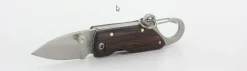 Mini couteau pliant Herbertz 201505 manche bois japonais 5cm avec mousqueton