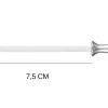Mini fusil à aiguiser Opinel manche en acier inox 7,5cm