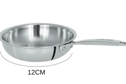 Mini poêle sautoir Cristel Castel'Pro en acier inoxydable 18/10 3 ply