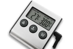 Minuteur et Thermomètre digital de four Alla France avec sonde inox