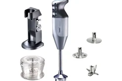 Mixeur plongeant Bamix M200 Deluxe argent avec accessoires