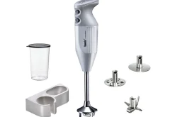 Mixeur Plongeant Bamix M200 Mono blanc avec accessoires