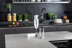 Mixeur Plongeant Bamix M200 Mono blanc avec accessoires