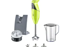 Mixeur plongeant Bamix M200 Swissline vert anis avec accesssoires