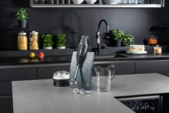 Mixeur plongeant Bamix M200 Swissline anthracite avec accessoires