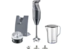 Mixeur plongeant Bamix M200 Swissline anthracite avec accessoires