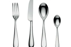 Ménagère 24 couverts Alessi Nuovo Milano inox 18/10 monobloc design par Ettore Sottsass