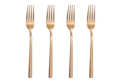 Ménagère 16 couverts de table Amefa Square en acier inoxydable 18/0 - Finition cuivre