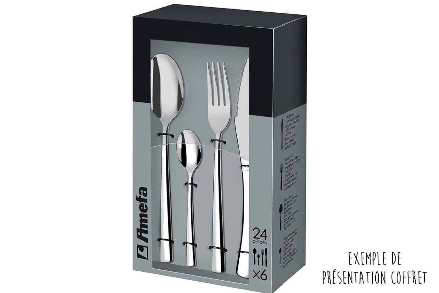 Ménagère 24 couverts de table Ariane Amefa inox 18/0