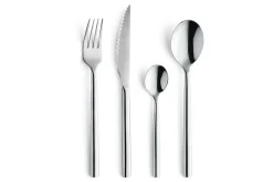 Ménagère 24 couverts de table Carlito Amefa inox 18/0 couteaux à steak