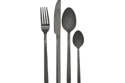 Ménagère 16 couverts Mikasa Ciara Diseno en acier inox noir
