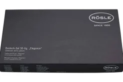 Ménagère 30 couverts Rösle Élégance en acier inoxydable 18/10