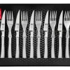 Ménagère 12 pièces Icel acier inox couteaux bouts pointus