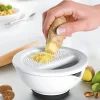 Mortier en porcelaine Gefu Suri avec râpe intégrée - Diamètre 13,5cm