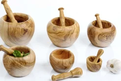 Mortier et pilon Bérard faits main en olivier qualité artisanale