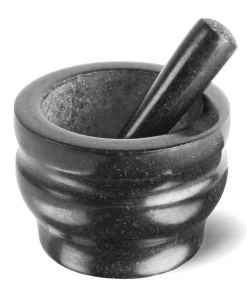 Mortier et pilon Cole & Mason en granit noir élégant - Diamètre 18cm