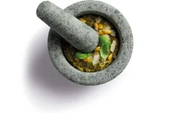 Mortier et pilon en granit gris MasterClass