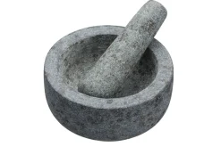 Mortier et pilon en granit gris MasterClass
