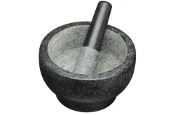 Mortier et pilon MasterClass en granit noir 20cm