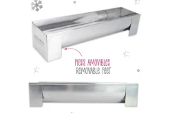 Moule à bûche en inox et insert semi rigide Scrapcooking - Réutilisable