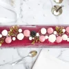 Moule à bûche en inox Scrapcooking - Longueur réglable et feuilles rhodoïd incluses