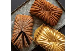 Moule à cake Nordic Ware plissé gold en fonte d'aluminium
