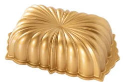 Moule à cake Nordic Ware plissé gold en fonte d'aluminium
