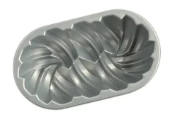 Moule à cake Nordic Ware torsadé gold en fonte d'aluminium