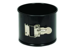 Moule à charnière haut anti-adhésif fond amovible noir 16cm