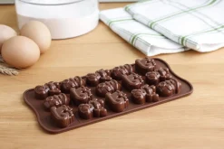 Moule à chocolat silicone Silikomart Easy Choc spécial Noël 214X106 mm