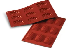 Moule en silicone professionnel Silikomart Silicon Flex 300x175mm 9 madeleines