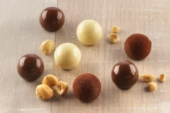 Moule en silicone professionnel Silikomart Easy Choc Tartufino 15 truffes