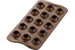Moule en silicone professionnel Silikomart Easy Choc Tartufino 15 truffes