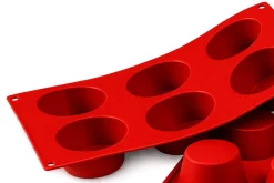 Moule en silicone professionnel Silikomart Silicon Flex 300x175mm 6 muffins 6.9cm